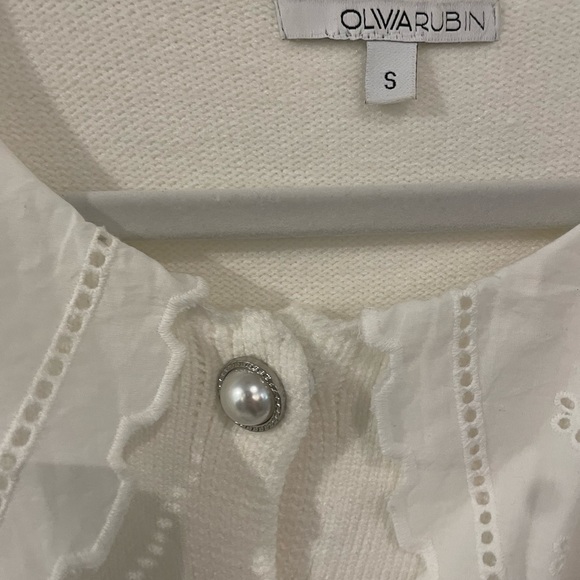 Olivia Rubin Cream Courtney Cardigan 